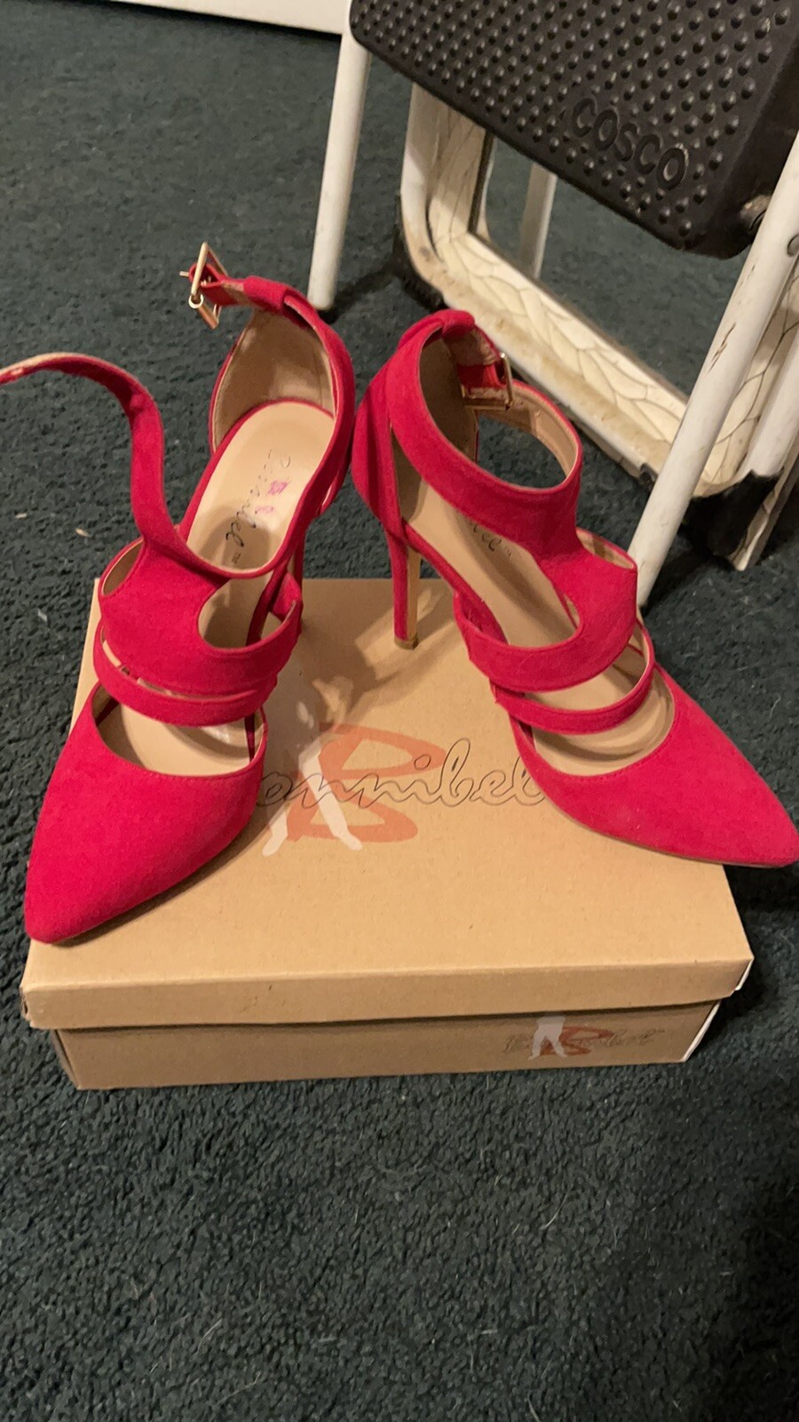 Women's Size 7 Heels Stylish Comfortable Shoes-image