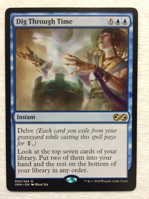 MTG 1x Dig Through Time Ultimate Masters Vintage Magic the Gathering Card x1 NM | eBay MTG 1x Dig Through Time Ultimate Masters Vintage Magic the Gathering Card x1 NM | eBay
