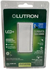 Lutron Sunnata LED+ Touch Dimmer - White (STCL-153MH-WH)