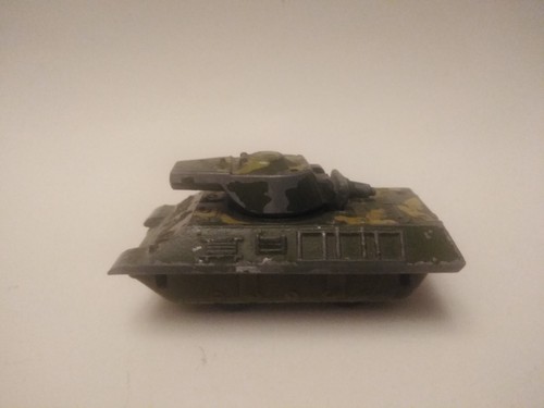 Yatming vintage tank green rare 1101 metal army diecast - Zdjęcie 2 z 5