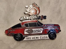 VTG Tom Mongoose McEwen HOT WHEELS  NHRA AA FUNNY CAR Hat Lapel Racing Pin