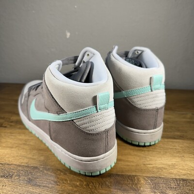 Size 11 - VNDS Nike Dunk Pro SB High Soft Grey/Mint- *2012- (305050-030) Nike Dunk High Pro SB Size 11.5 Soft Grey 305050-030 Medium  main image 4