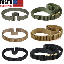 50 Rounds Rifle Bullet Cartridge Bandolier Ammo Belt For 30-06 .300 .308 Win Mag