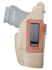 Cebeci 20801LT44 Left-Hand Suede IWB 20801 Holster Gun Belt, Tan