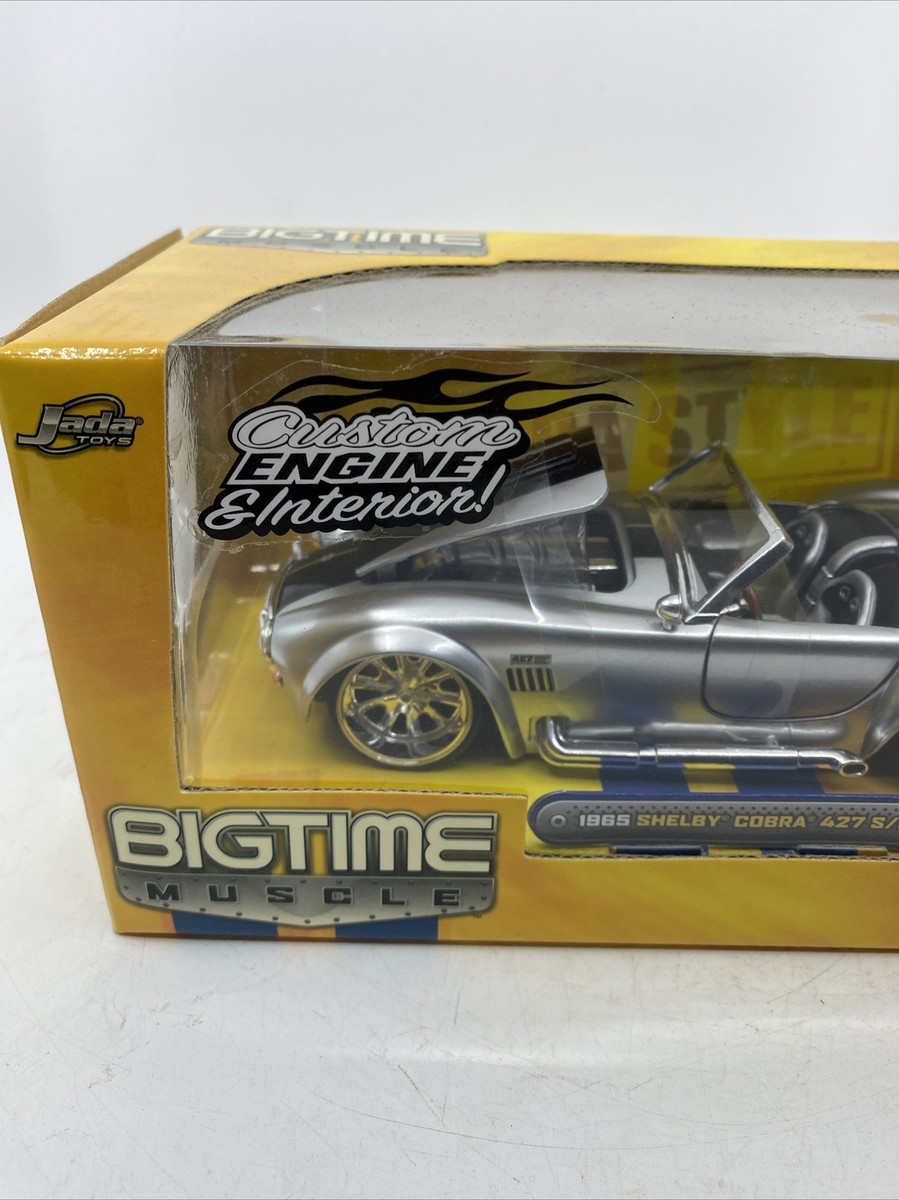 Jada Toys Bigtime Muscle 1965 Shelby Cobra 427 S/C 1:24 Scale