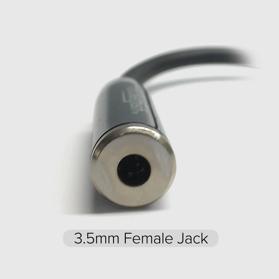 Adaptador estéreo Rocketfish de 2,5 mm macho a 3,5 mm hembra auxiliar para auriculares auriculares Foto 2 de 4