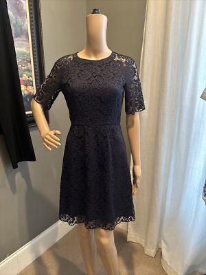 Madewell Womens Dress Lace Magnolia Navy Blue Sheath Size 0 | eBay Madewell Womens Dress Lace Magnolia Navy Blue Sheath Size 0 | eBay