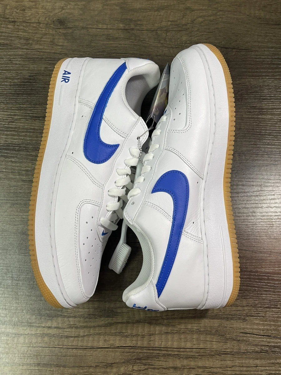 Nike Air Force 1 Low Retro (DJ3911-101) White/Royal/Gum / 13