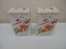 Vintage TRUC Switzerland Apricot Kernel oil soap 84g x2 - see description