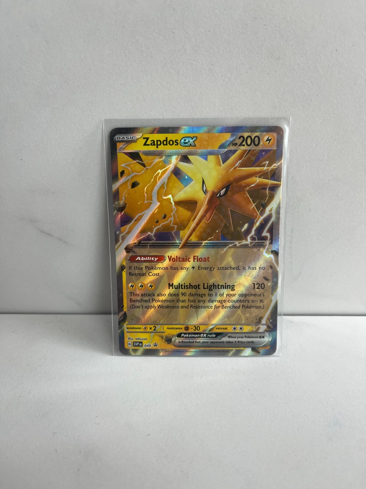 Zapdos ex - 049 - PROMO HOLO - Pokémon 151 NM FRESH