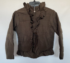 Gymboree 2007 Girl's Ruffle Jacket Fall Spring Brown Size S/5-6/ NWT