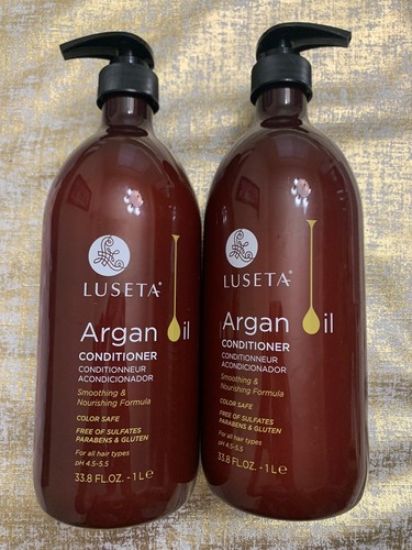 Luseta Argan Oil Conditioner Soothing & Nourishing Formula 33.8oz x 2