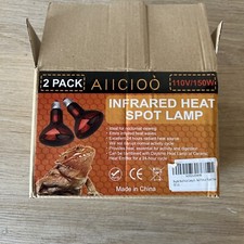 Reptile Heat Lamp Combo Set - 150W Day and Night Reptile Light Bulb