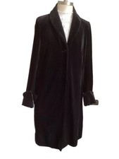 Velvet Black Coat Size 16 Riding Victoriana Witchery