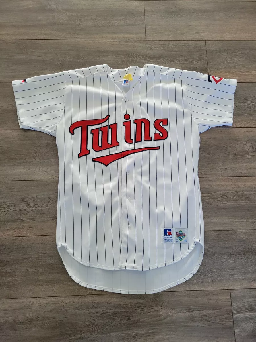 RARE! AUTHENTIC VINTAGE MINNESOTA TWINS JERSEY RUSSELL 48 XL BASEBALL  PUCKETT