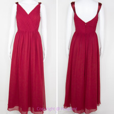 Azazie red bridesmaid dress, custom size