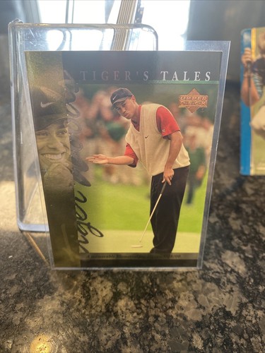2001 Upper Deck - Tiger\'s Tales #TT24 Tiger Woods Rookie RC Year PGA Tour