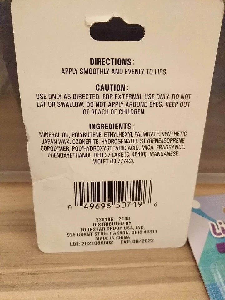 Lote Brillo Labial CABEZA UNICORNIO - Perfumado a Fruta - Perfumado a Manzana y Uva Foto 4 de 4