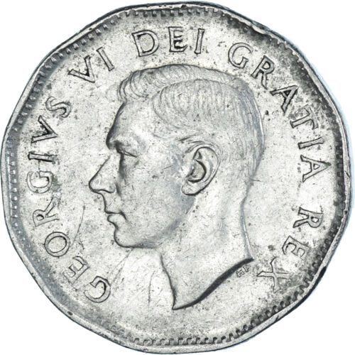 [#1437449] Münze, Kanada, 5 Cents, 1949 - Bild 1 von 2