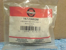SIMPLICITY REAR GRASS CATCHER DRILLED CLEVIS PIN. 1672365SM NEW OEM PART  H-70