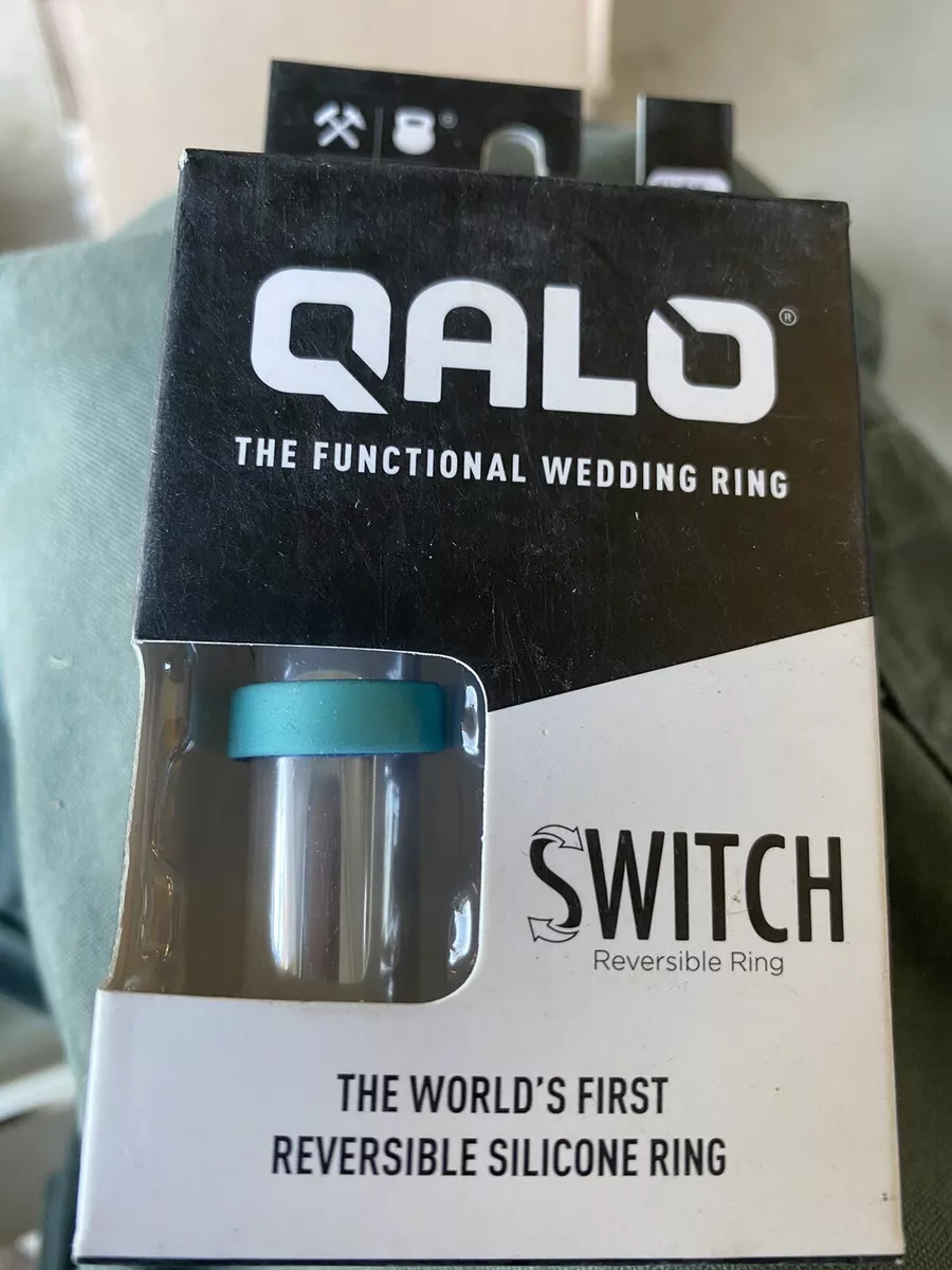 30 Retail QALO Switch Reversible Aqua Blue Silicone Functional