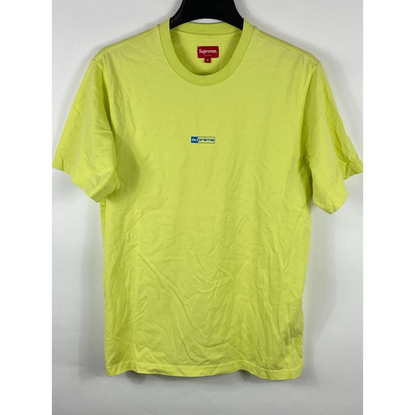Supreme Small Center Logo Print 100% Cotton Tee Shirt Size M C106