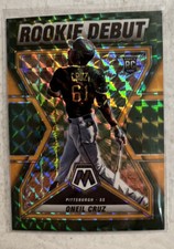 2022 Mosaic Oneil Cruz R/C Debut Green Prizm