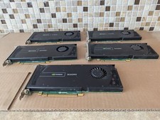 LOT OF 5 NVIDIA QUADRO 4000 2GB GDDR5 2XDISPLAY 1XDVI GRAPHICS CARD 0731Y3
