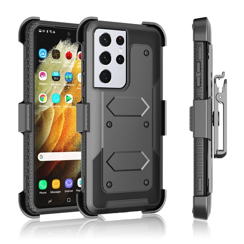 Para Samsung Galaxy S21 Ultra 5G a prueba de golpes Heavy Duty Case + funda de clip de cinturón - Imagen 12 de 40