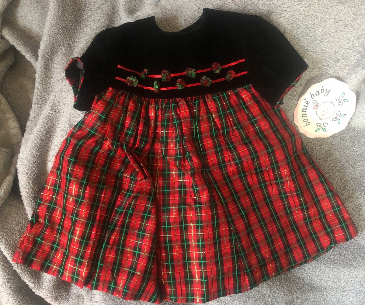 bonnie jean holiday dresses red Bonnie Jean Toddler Girls Striped Nutcracker Printed Dress, Green, 2T main image 0