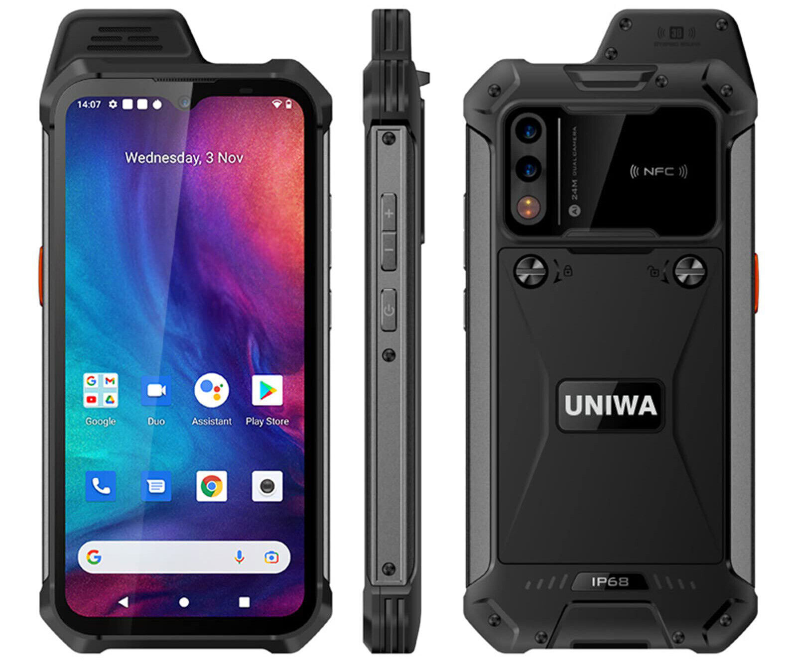 UNIWA IP68 Waterproof W888 4G Network Radio Andriod 11 Unlock