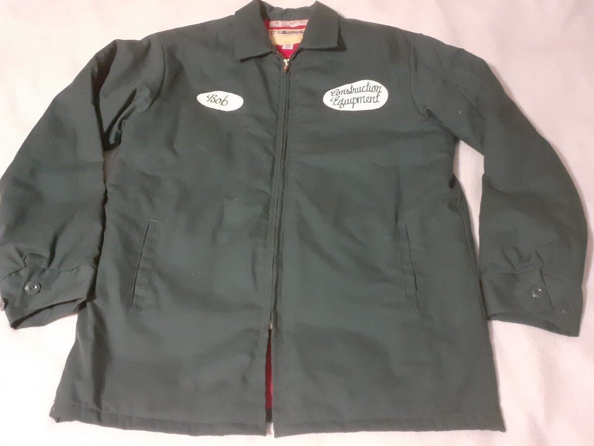 VTG 70s WORK WEAR CORPORATION COTTON FULL ZIP QUILTED LINER
