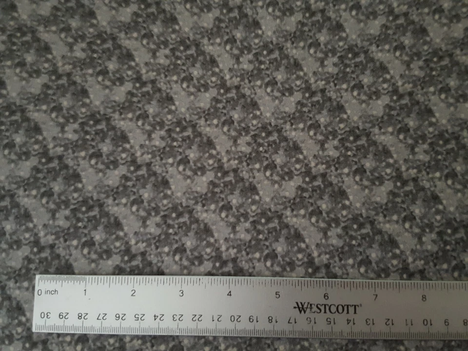 Native Pine BTY James Kalvestran Quilting Treasures Dark Taupe Gray Texture - Image 2 of 3