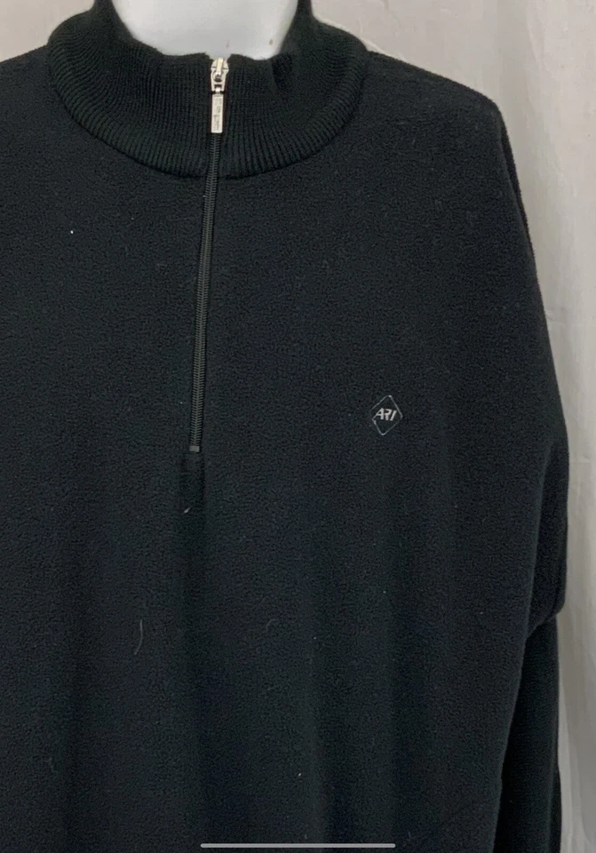 Suéter Page & Tuttle XL Negro 1/4 Cremallera Poli Acrílico YGI Y1-939 Foto 3 de 4