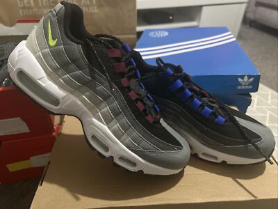 Nike Air Max 95 Uk Gr. 5,5 Euro 38,5 Atemberaubend Multi Grau Im Offenen Karton