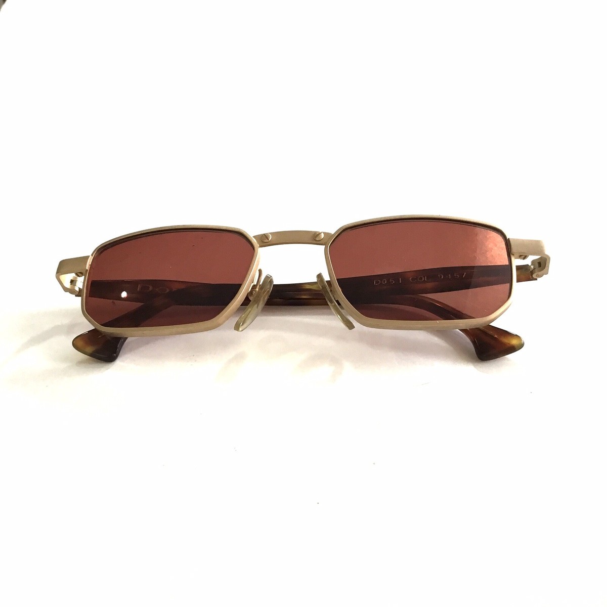 DonnaKaran Sunglasses D051 Gold 0457 Frame New & Authentic  display picture 2