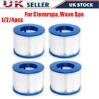 1/2/4x SCREW ON INFLATABLE HOT TUB SPA FILTERS For Cleverspa, Wave Spa, Aquaparx