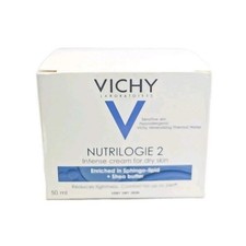 VICHY NUTRILOGIE 2 Intense Cream For VERY DRY Skin 50ml SEALED  DENTED BOX 