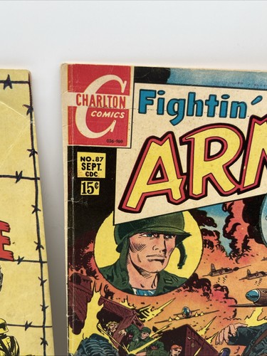 Charlton Comics Classics Fightin’ Army 1969 lote #86-87 Run - Imagen 8 de 17