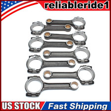5140 I Beam Connecting Rods 6.000 Bronze Bush For Chevy Sbc 350