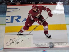NHL 2006-07 Upper Deck BAP Signature Portraits Shane Doan Signed Oversized Card