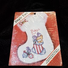 New Berlin Co Jingle Toes Baby's 1st MINI STOCKING Counted Cross Kit 3151