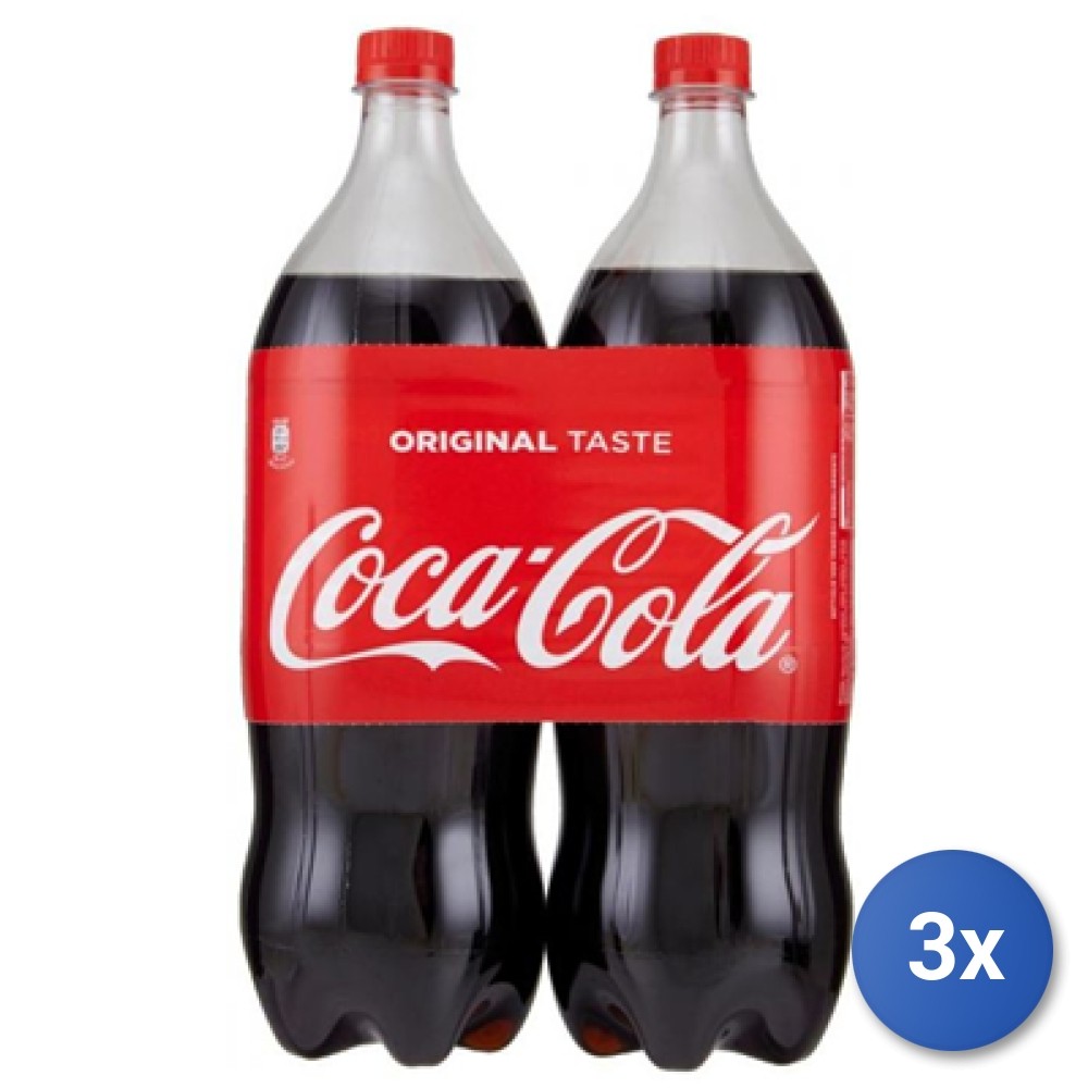 3X Multipack Coca Cola Bottle 1.35L Bipack