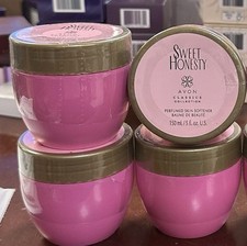 4- AVON SWEET HONESTY Perfumed Skin Softener Body Lotion 5 oz - NEW