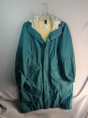 「XL」GORETEX★90s◎LLBEAN「STOWAWAY」ゴアテックス Vintage LL Bean Gore Tex Stowaway Raincoat Large Teal Green Hooded