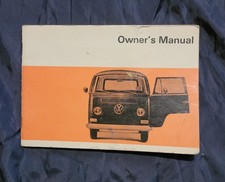Vintage 1969 Volkswagen Van Vw Bus Original Owners Manual