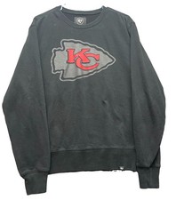   47 Brand Kansas City Chiefs Arrowhead Gorpcore Sweatshirt Black Large Pullover