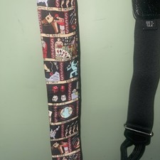 Vtg Nicole Miller Casino Silk Suspenders Poker Horse Racing Gamble Monte Carlo