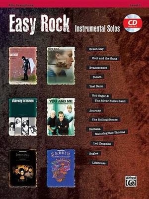 Easy Rock Instrumental Solos: Alto Saxophone [With CD (Audio)] by Alfred Publish