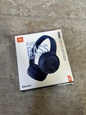 NEW JBL Tune 510BT Pure Bass Wireless Bluetooth Headphones, Blue